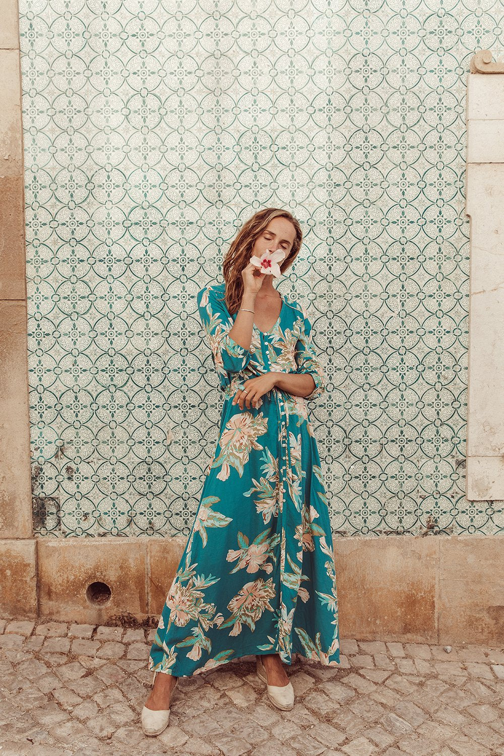 Le Salty WOMENS MAYA GOWN - AEGEAN, WOMENS DRESSES, LE SALTY, Elwood 101