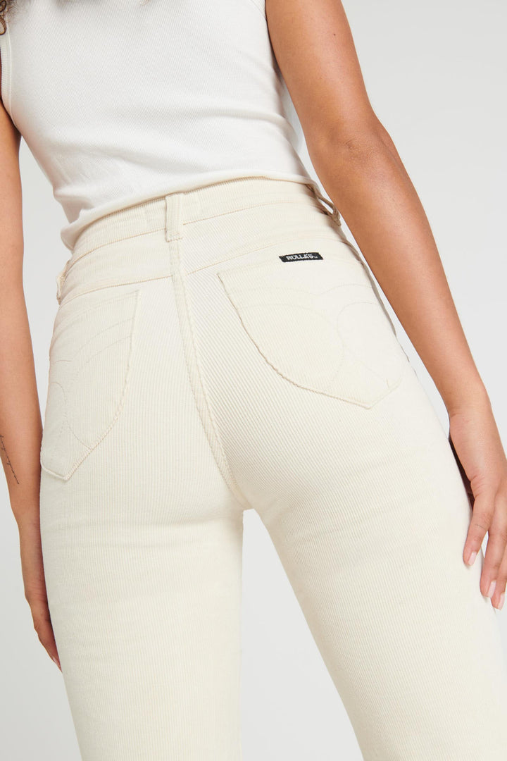 Rollas WOMENS EASTCOAST FLARES - VANILLA CORD, WOMENS DENIM, ROLLAS, Elwood 101