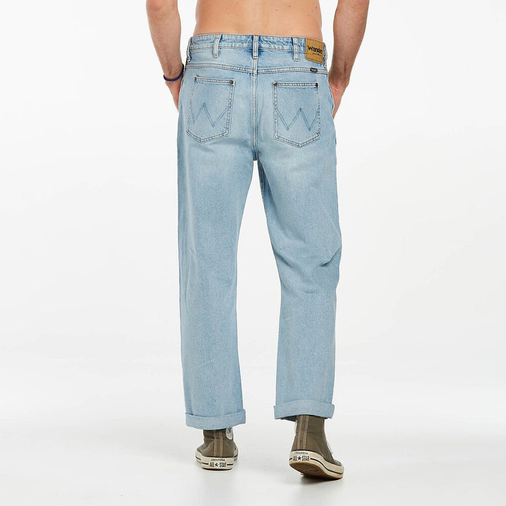 Wrangler Mens Slacker  Relaxed Jean -  Acid Crusher Blue, MENS DENIM, WRANGLER, Elwood 101