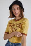 Neuw WOMENS NEUW YORK TEE BUTTER, WOMENS TEES & TANKS, NEUW, Elwood 101