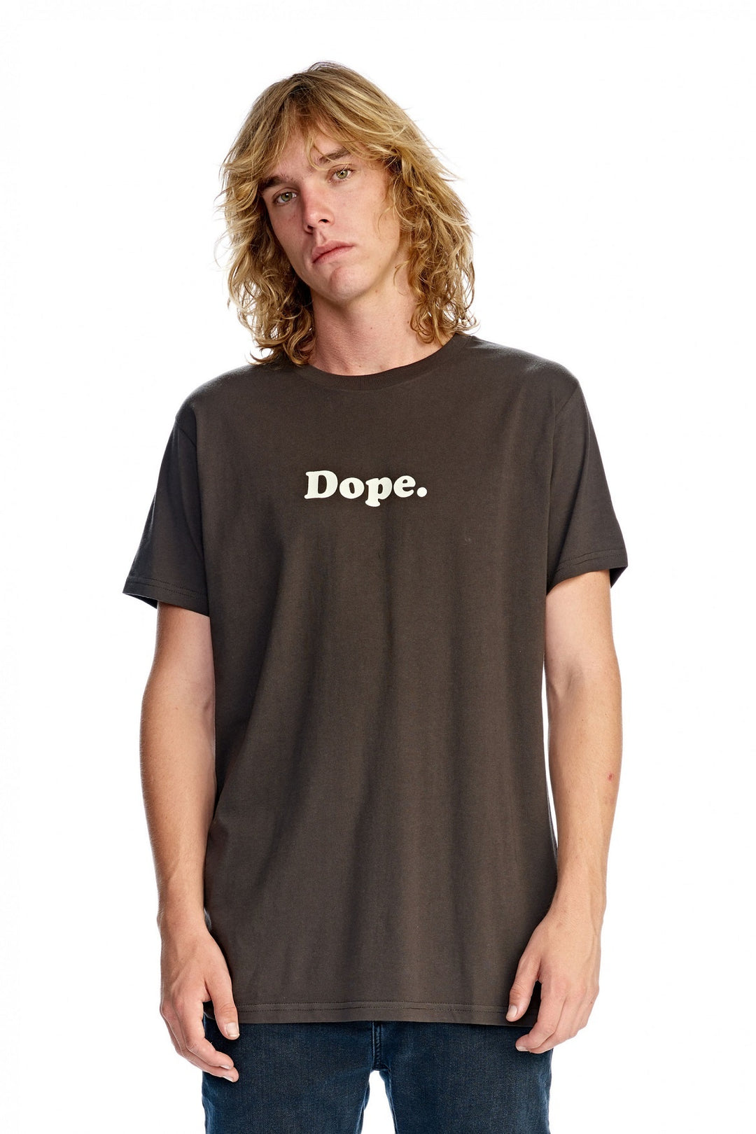 Rollas MENS DOPE LOGO TEE - BLACK, MENS TEE SHIRTS, ROLLAS, Elwood 101