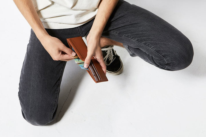 Status Anxiety NOAH WALLET CAMEL LEATHER, MENS WALLETS, STATUS ANXIETY, Elwood 101
