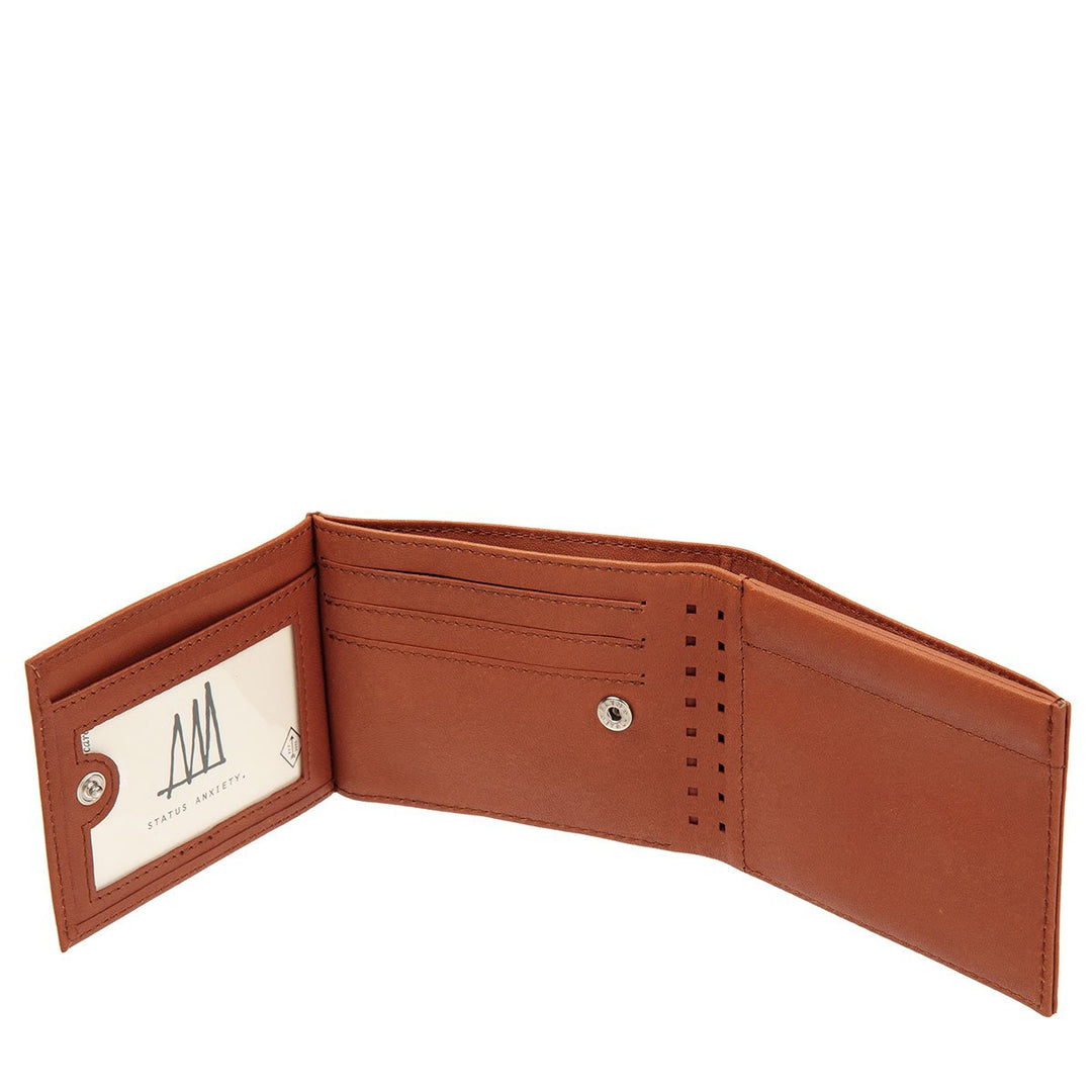 Status Anxiety NOAH WALLET CAMEL LEATHER, MENS WALLETS, STATUS ANXIETY, Elwood 101