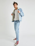 Rollas MENS DENIM SHERPA - ORIGINAL STONE, MENS JACKETS, ROLLAS, Elwood 101