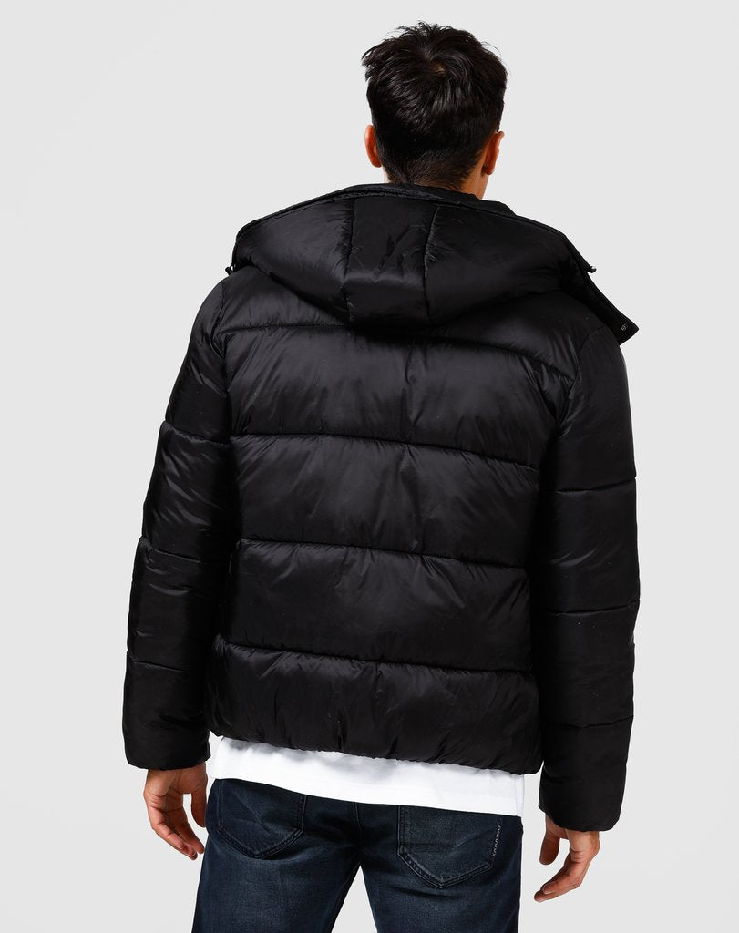 Ortc MENS PUFFER JACKET - BLACK, MENS JACKETS, ORTC Clothing Co, Elwood 101
