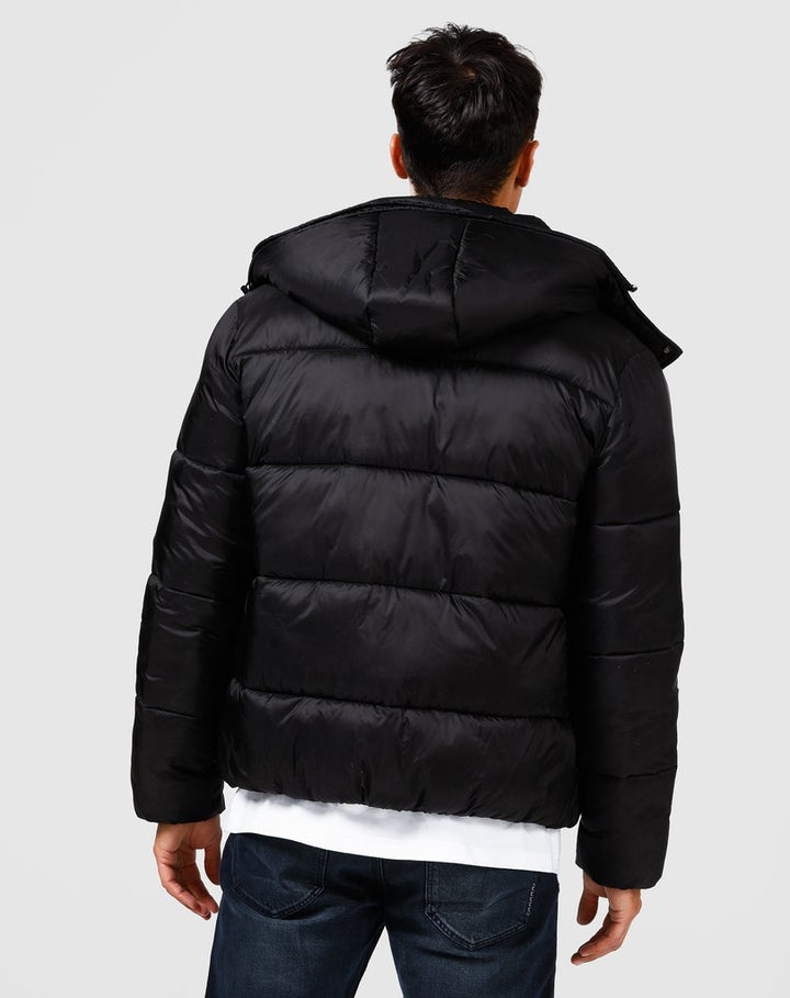 Ortc MENS PUFFER JACKET - BLACK, MENS JACKETS, ORTC Clothing Co, Elwood 101