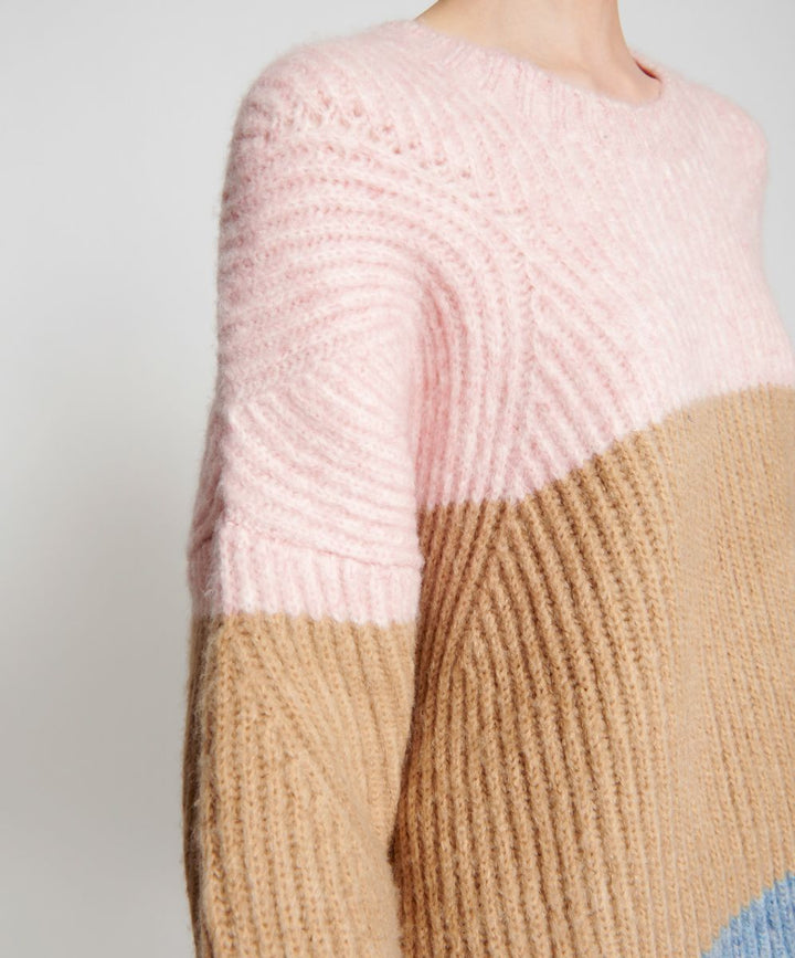 OneTeaspoon WOMENS GELATO STRIPE BUCKINGHAM SWEATER - GELATO STRIPE, WOMENS KNITS & SWEATERS, OneTeaspoon, Elwood 101