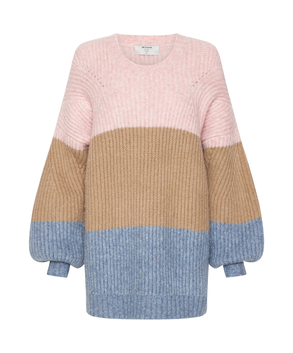 OneTeaspoon WOMENS GELATO STRIPE BUCKINGHAM SWEATER - GELATO STRIPE, WOMENS KNITS & SWEATERS, OneTeaspoon, Elwood 101