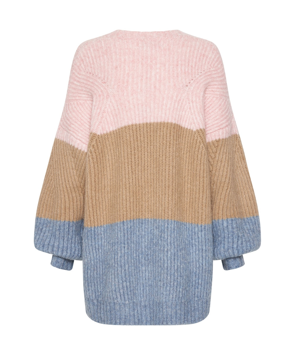 OneTeaspoon WOMENS GELATO STRIPE BUCKINGHAM SWEATER - GELATO STRIPE, WOMENS KNITS & SWEATERS, OneTeaspoon, Elwood 101