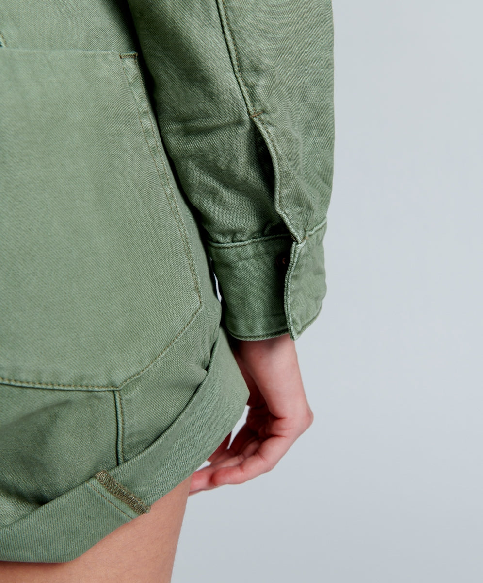 OneTeaspoon WOMENS SUPER KHAKI CARGO PROPHECY JUMPSUIT - SUPER KHAKI, WOMENS JUMPSUITS & OVERALLS, OneTeaspoon, Elwood 101