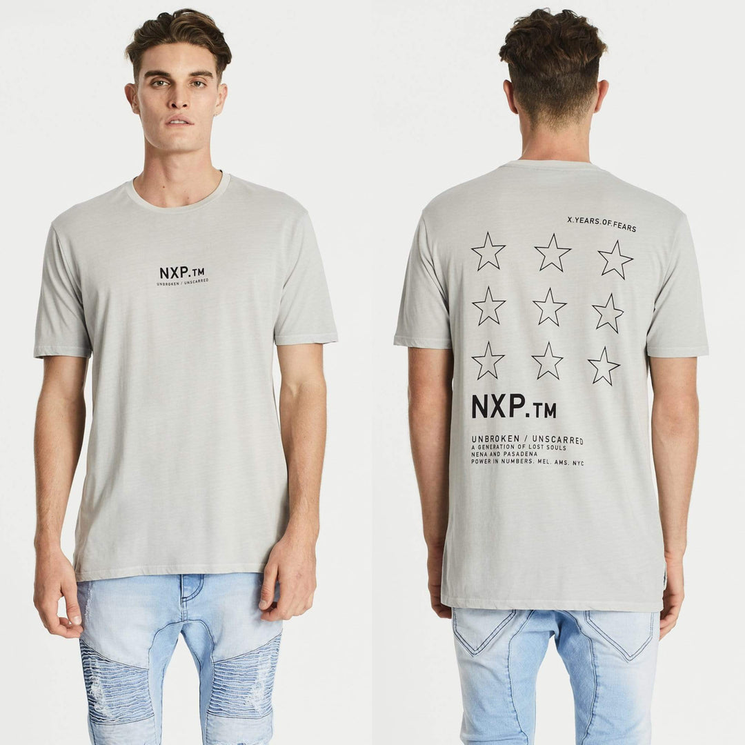 Nena & Pasadena MENS BRIGHTEST STEP HEM TEE - PIGMENT ROCK, MENS TEE SHIRTS, NENA PASADENA, Elwood 101