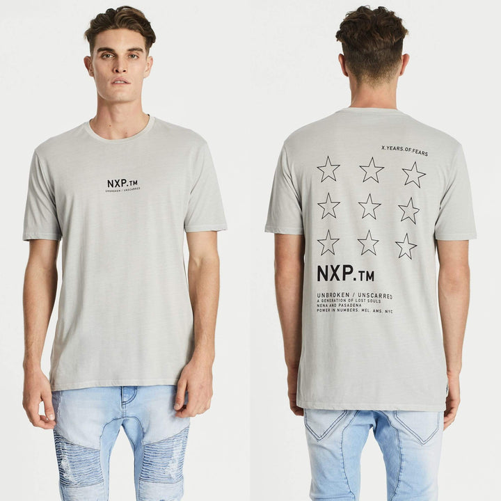 Nena & Pasadena MENS BRIGHTEST STEP HEM TEE - PIGMENT ROCK, MENS TEE SHIRTS, NENA PASADENA, Elwood 101