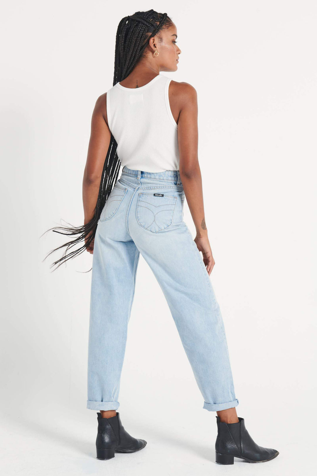 Rollas WOMENS GENIE JEAN - STELLA BLUES, WOMENS DENIM, ROLLAS, Elwood 101