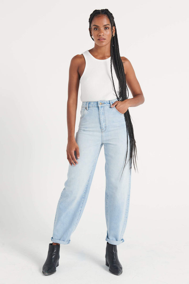 Rollas WOMENS GENIE JEAN - STELLA BLUES, WOMENS DENIM, ROLLAS, Elwood 101