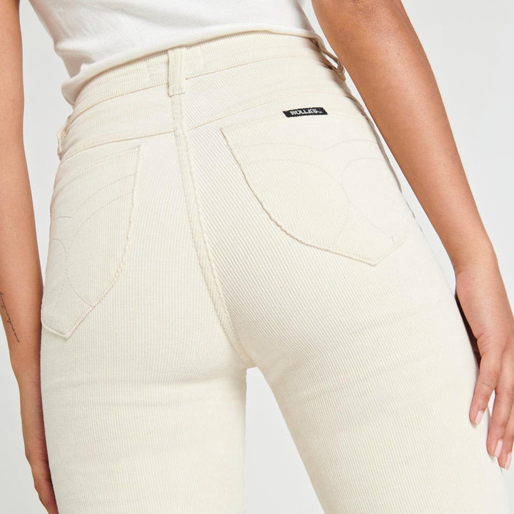 Rollas WOMENS EASTCOAST FLARES - VANILLA CORD, WOMENS DENIM, ROLLAS, Elwood 101