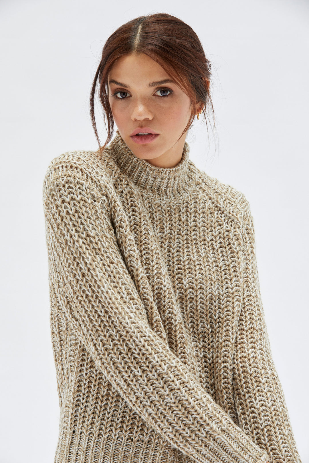 MINKPINK Womens Tiri High Neck Knit Jumper - Multi, WOMENS KNITS & SWEATERS, MINKPINK, Elwood 101