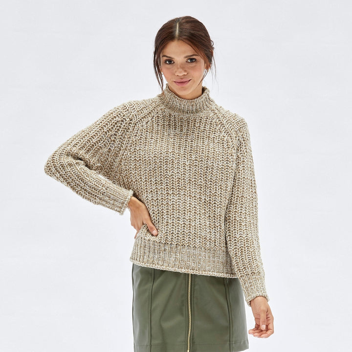 MINKPINK Womens Tiri High Neck Knit Jumper - Multi, WOMENS KNITS & SWEATERS, MINKPINK, Elwood 101