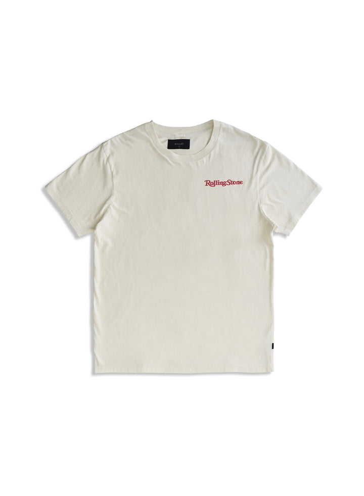 ROLLAS Mens Rolling Stone 80 Cover Tee - Vintage White, MENS TEE SHIRTS, ROLLAS, Elwood 101