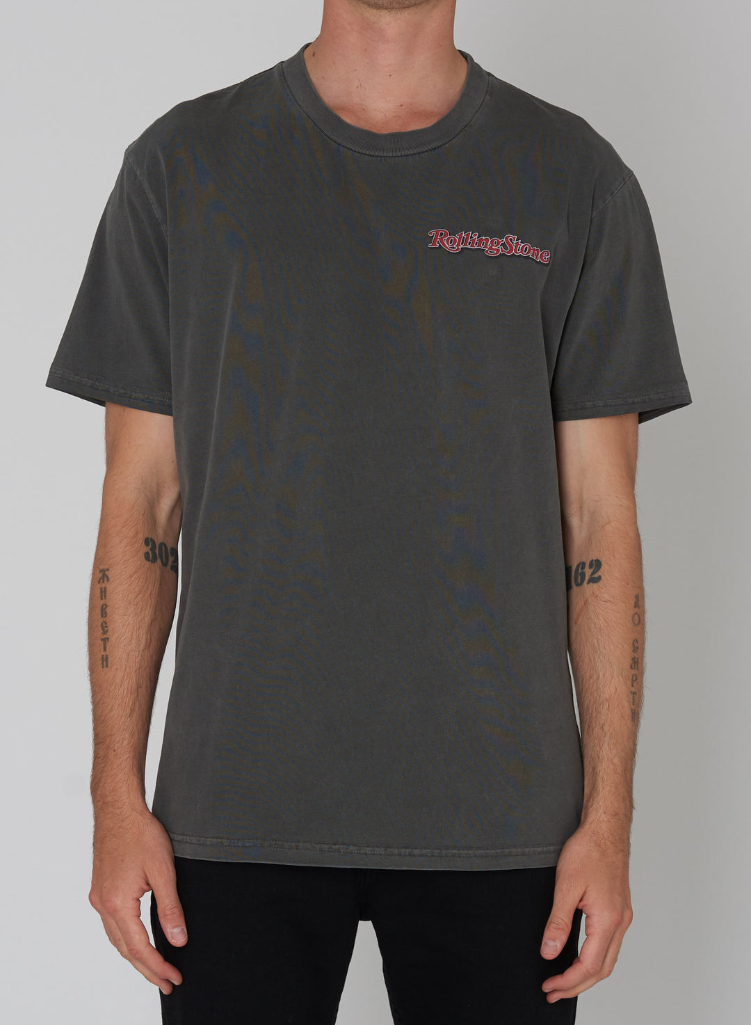 ROLLAS Mens Rolling Stone 79 Cover Tee - Washed Black, MENS TEE SHIRTS, ROLLAS, Elwood 101