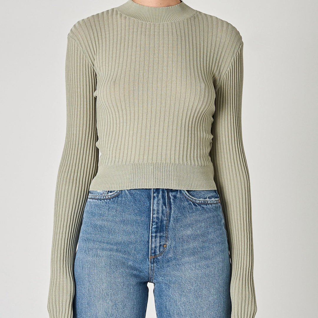 NEUW Womens Blues Long Sleeve Top - Sage, WOMENS TOPS & SHIRTS, NEUW, Elwood 101