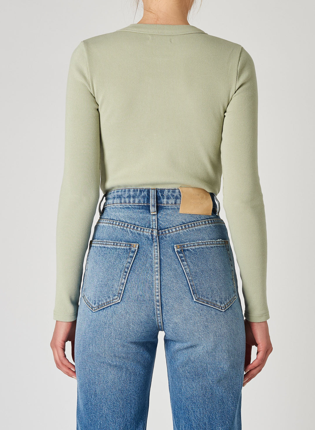 NEUW Womens Jonesy Long Sleeve Top - Sage, WOMENS TOPS & SHIRTS, NEUW, Elwood 101