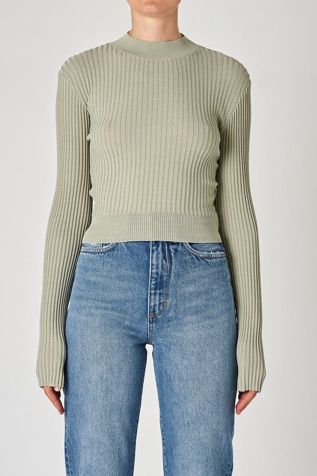 NEUW Womens Blues Long Sleeve Top - Sage, WOMENS TOPS & SHIRTS, NEUW, Elwood 101