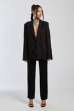 IZI ANGUS X RUNAWAY Womens  Miguel Blazer - Black, WOMENS JACKETS & BLAZERS, RUNAWAY, Elwood 101