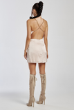 IZI ANGUS X RUNAWAY Womens  Dallas Dress  Champagne, WOMENS DRESSES, RUNAWAY, Elwood 101