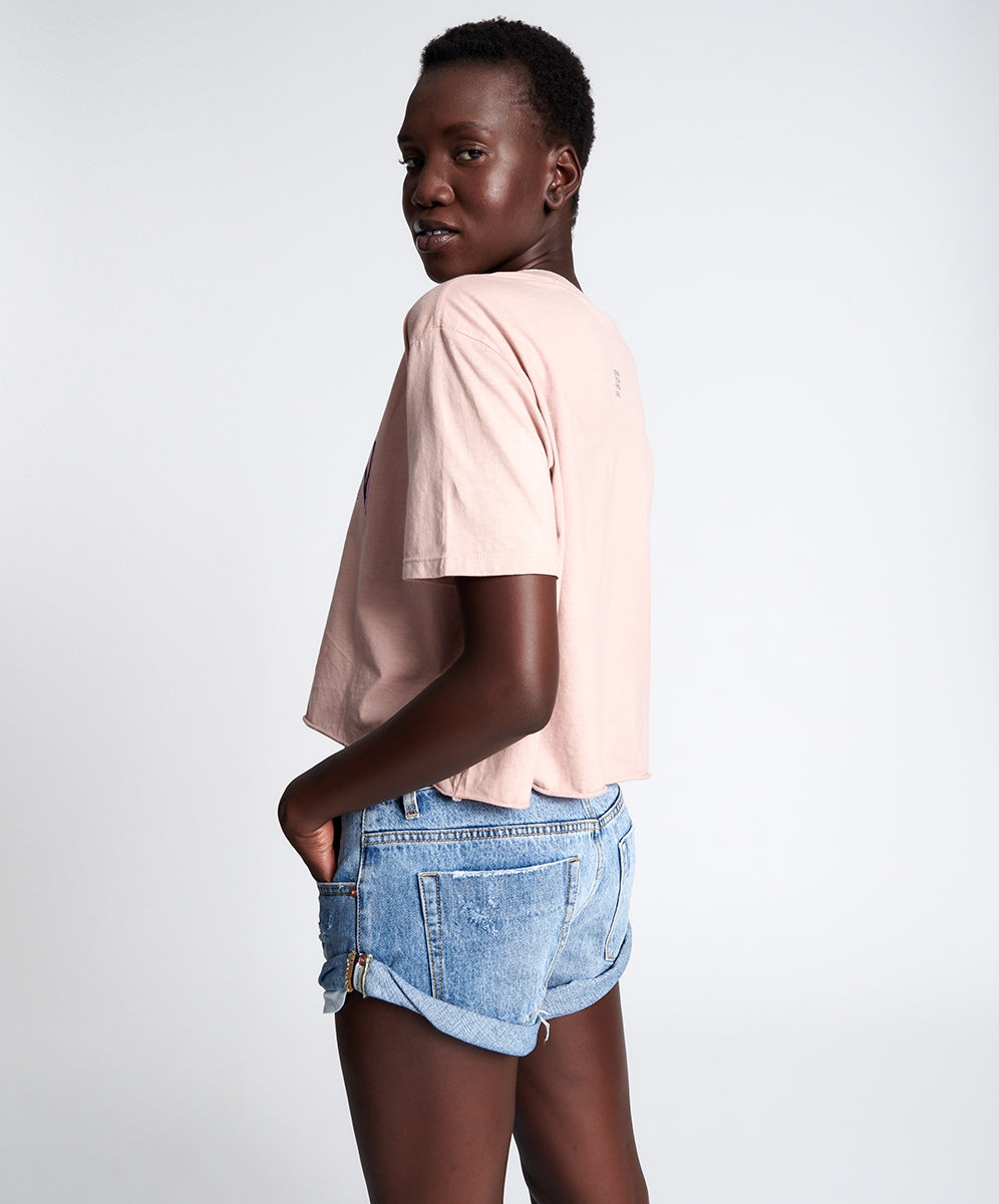 ONETEASPOON Womens Hollywood Low Waist Bandit Denim Short, WOMENS SHORTS, OneTeaspoon, Elwood 101