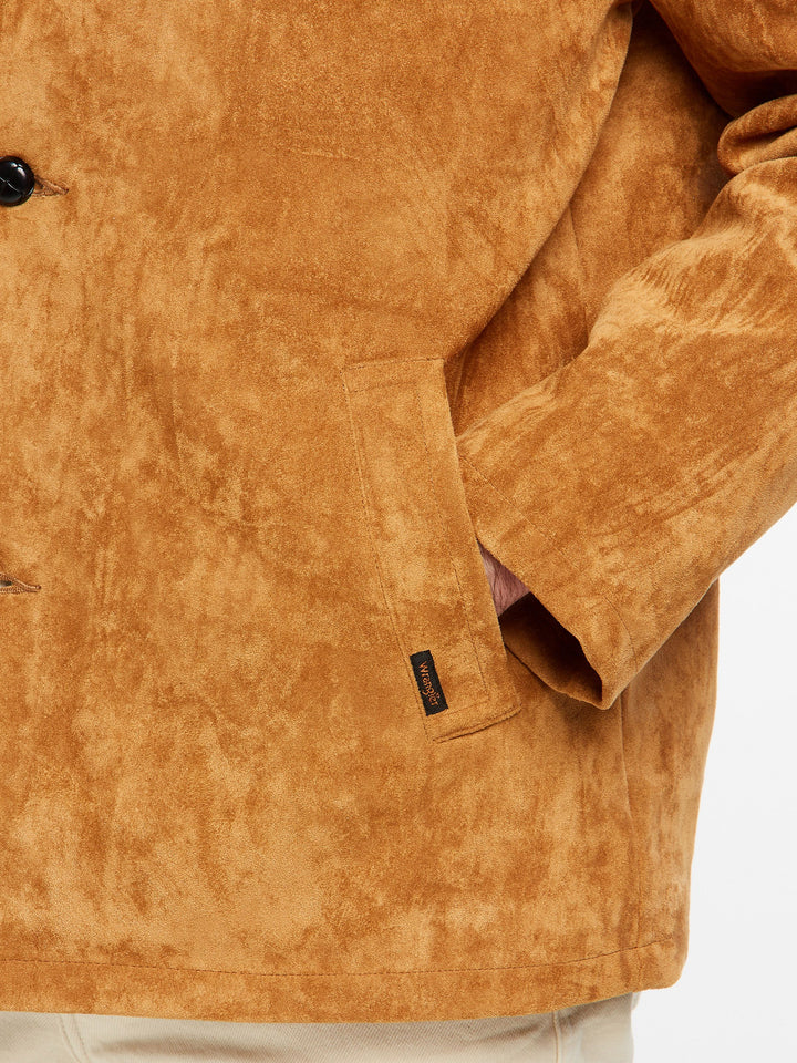 WranglerMens Faux Pas Sherpa Coat - Tan, MENS JACKETS, WRANGLER, Elwood 101