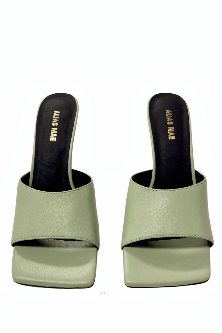 Alias Mae WOMENS LENI LEATHER HEELS - SAGE, WOMENS SHOES, ALIAS MAE, Elwood 101
