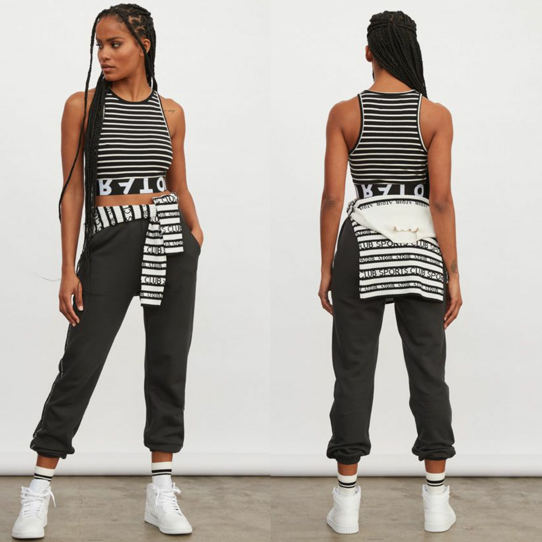 ATOIR SPORTS CLUB Womens The All Star Track Pants - Vintage Black, WOMENS TRACK PANTS, ATOIR, Elwood 101
