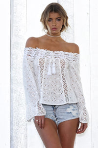 SUNDAYS THE LABEL Womens Positano Top - White, WOMENS TOPS & SHIRTS, SUNDAYS THE LABEL, Elwood 101
