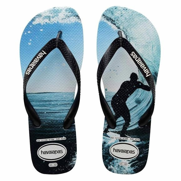 Havaianas PHOTOPRINT TUNNEL VISION BLACK/OCEAN MALE, MENS HAVAIANAS & THONGS, HAVAIANAS, Elwood 101