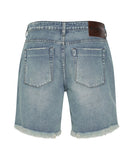ONE TEASPOON Womens Hendrixe Stevies Long Boyfriend Denim Shorts, WOMENS SHORTS, OneTeaspoon, Elwood 101
