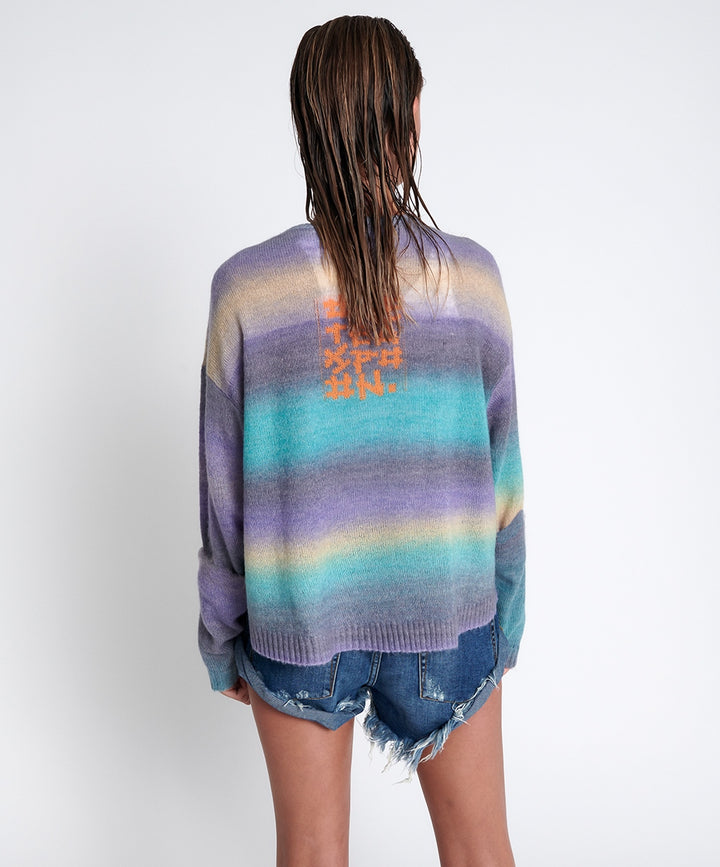 ONE TEASPOON Womens Gradual Dusk Sweater - Multi, WOMENS KNITS & SWEATERS, OneTeaspoon, Elwood 101