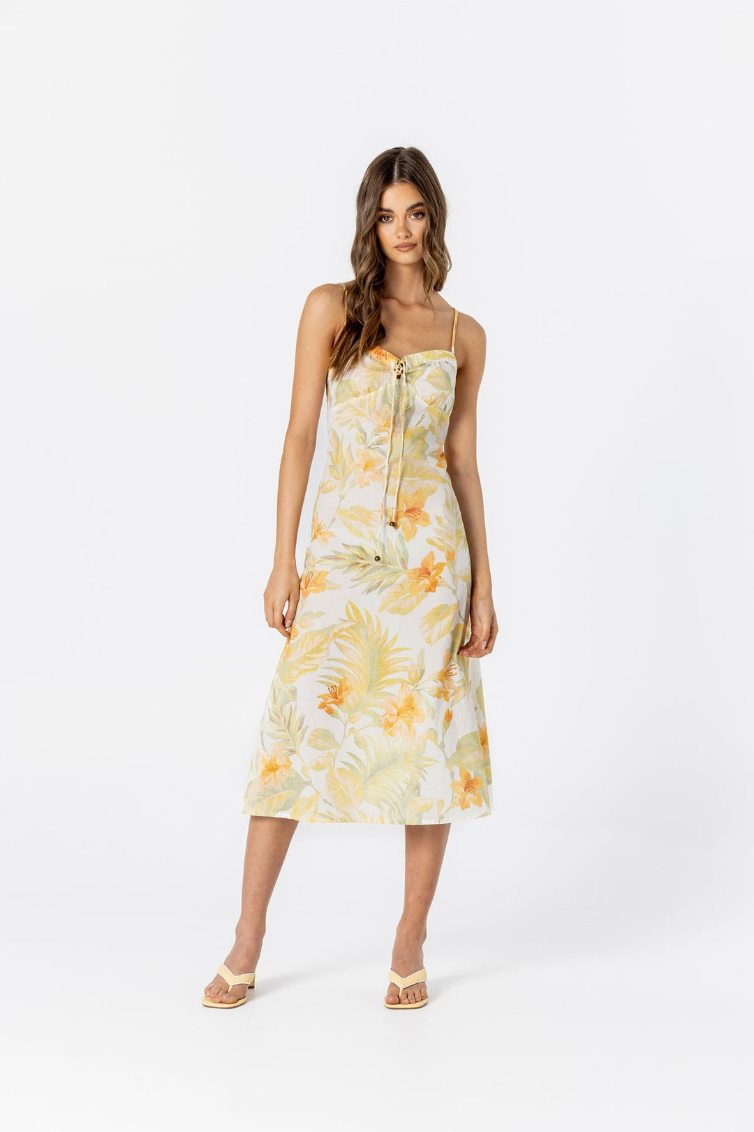 LE SALTY Womens Jerry Midi Dress - Citrus, WOMENS DRESSES, LE SALTY, Elwood 101