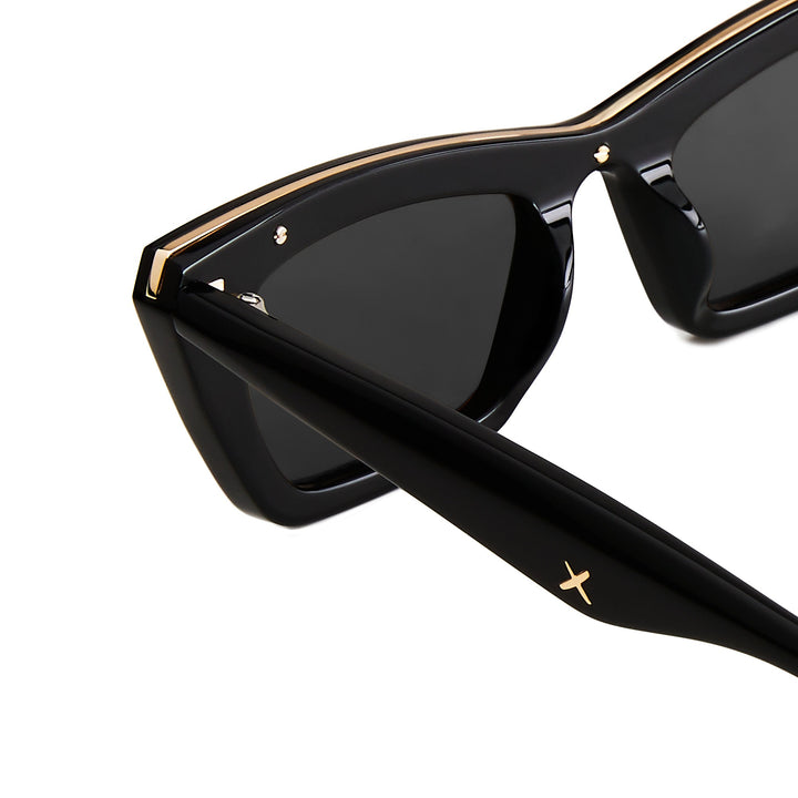 OSCAR & FRANK FAE Sunglasses - Gloss Black, SUNGLASSES UNISEX, OSCAR & FRANK, Elwood 101