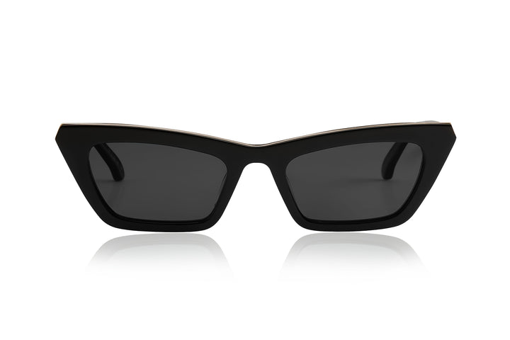 OSCAR & FRANK FAE Sunglasses - Gloss Black, SUNGLASSES UNISEX, OSCAR & FRANK, Elwood 101
