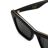 OSCAR & FRANK FAE Sunglasses - Gloss Black, SUNGLASSES UNISEX, OSCAR & FRANK, Elwood 101