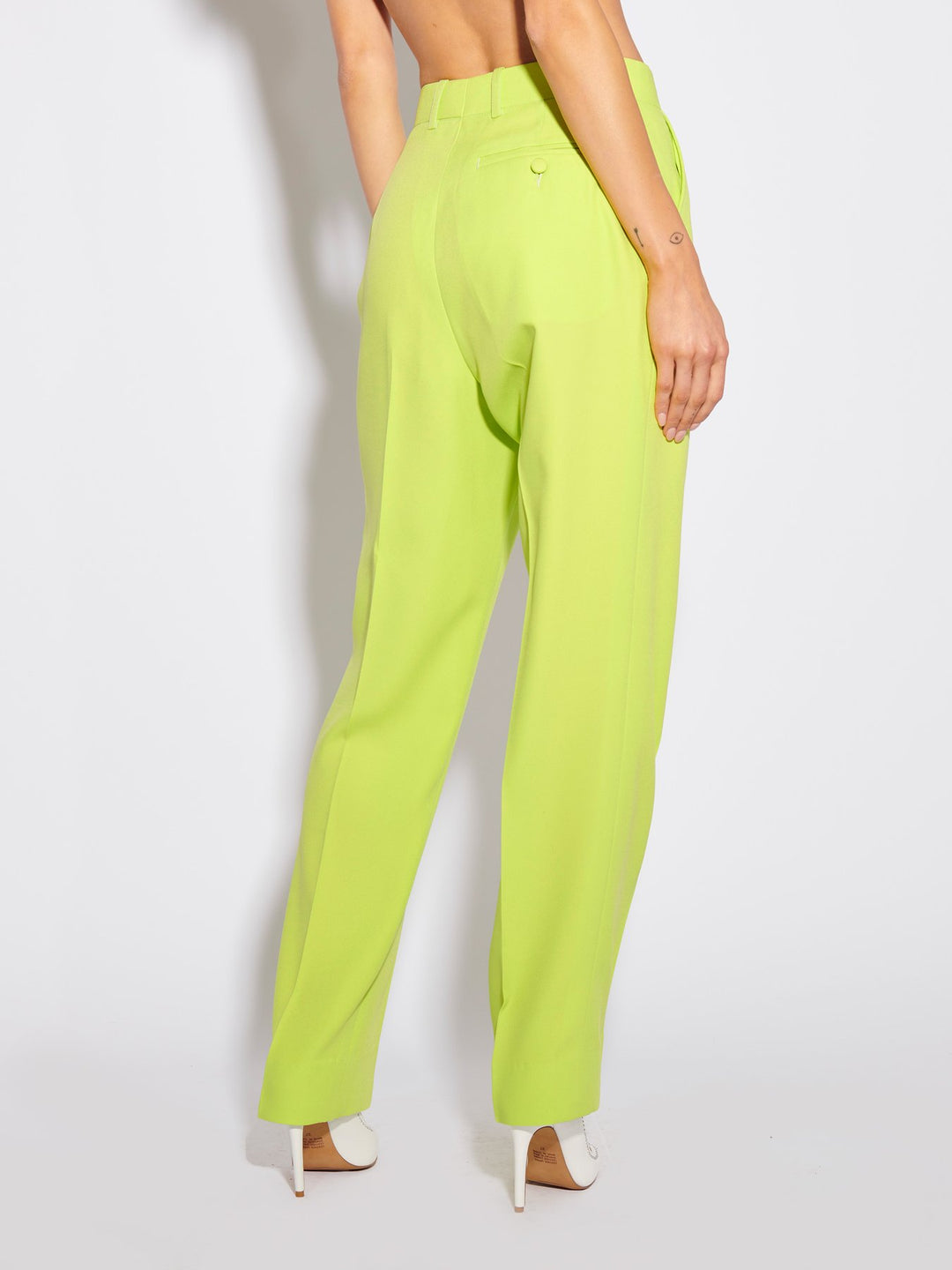 EFFIE KATS Womens Man Pants - Lime Green, WOMENS PANTS, EFFIE KATS, Elwood 101