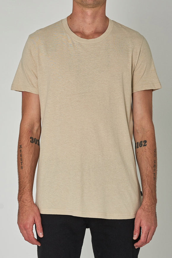 ROLLAS Mens Old Mate Tee - Oat, MENS TEE SHIRTS, ROLLAS, Elwood 101