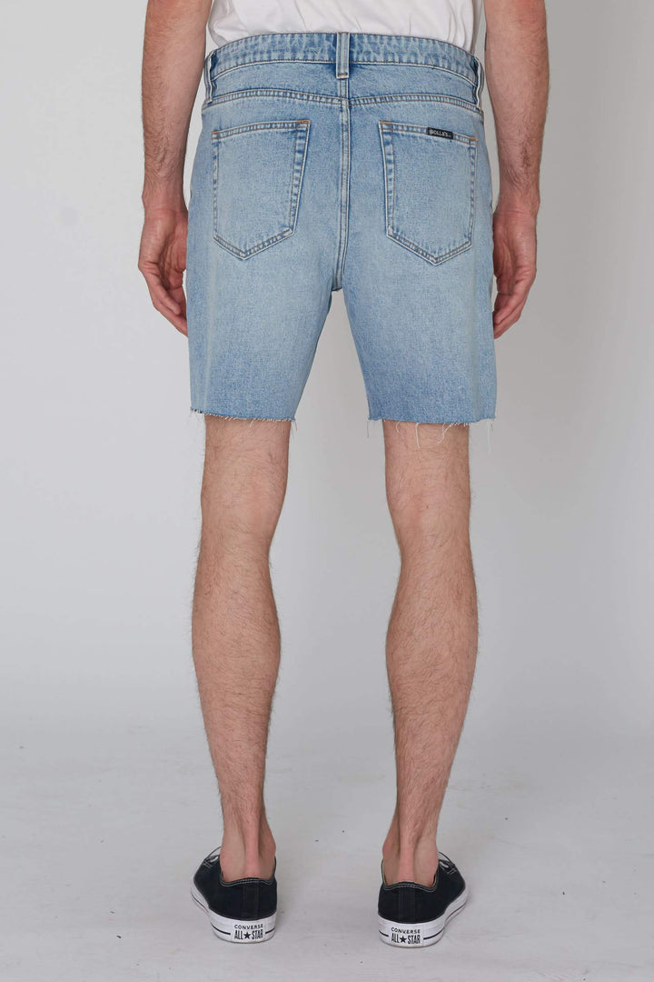 ROLLAS Mens Ezy Denim Short OG Blue, MENS SHORTS, ROLLAS, Elwood 101