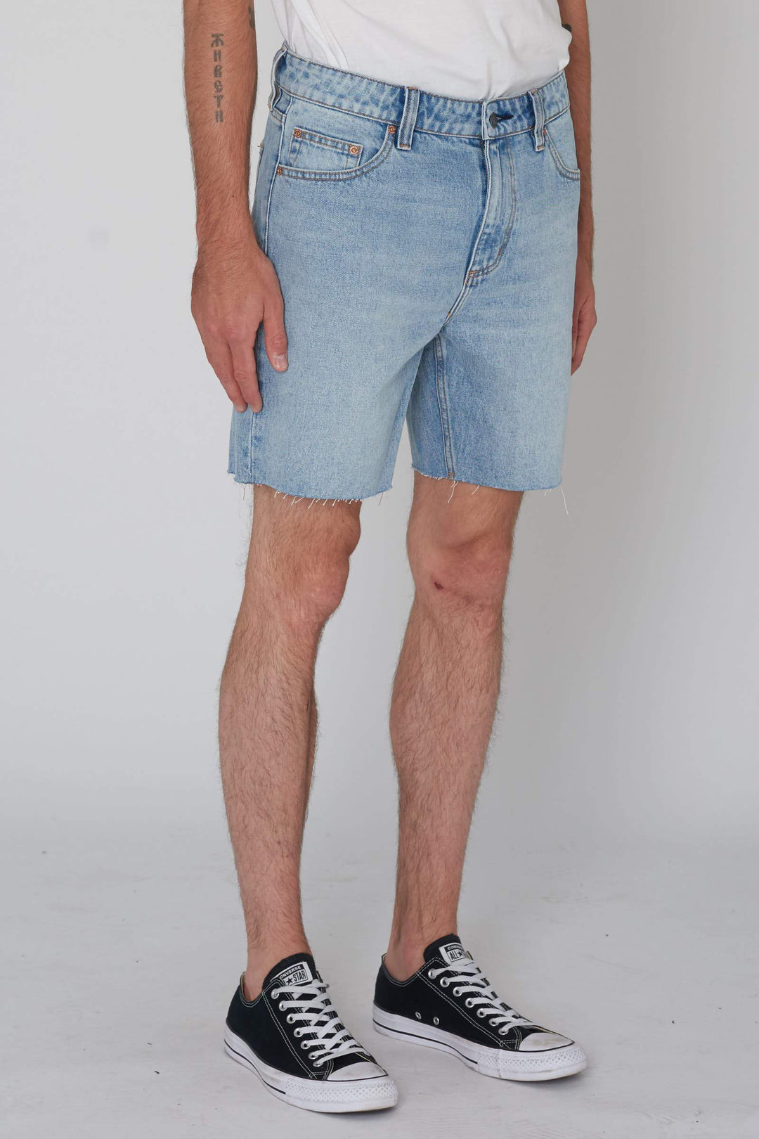 ROLLAS Mens Ezy Denim Short OG Blue, MENS SHORTS, ROLLAS, Elwood 101