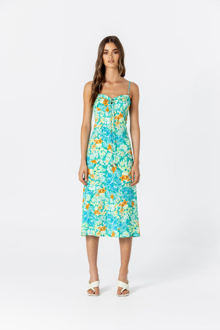 LE SALTY Womens Bianca Midi Dress - Poolside, WOMENS DRESSES, LE SALTY, Elwood 101