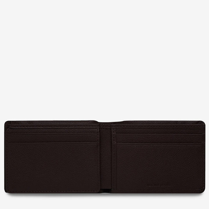 Status Anxiety MENS JONAH WALLET CHOCOLATE LEATHER, MENS & WOMENS WALLETS AND BAGS, STATUS ANXIETY, Elwood 101