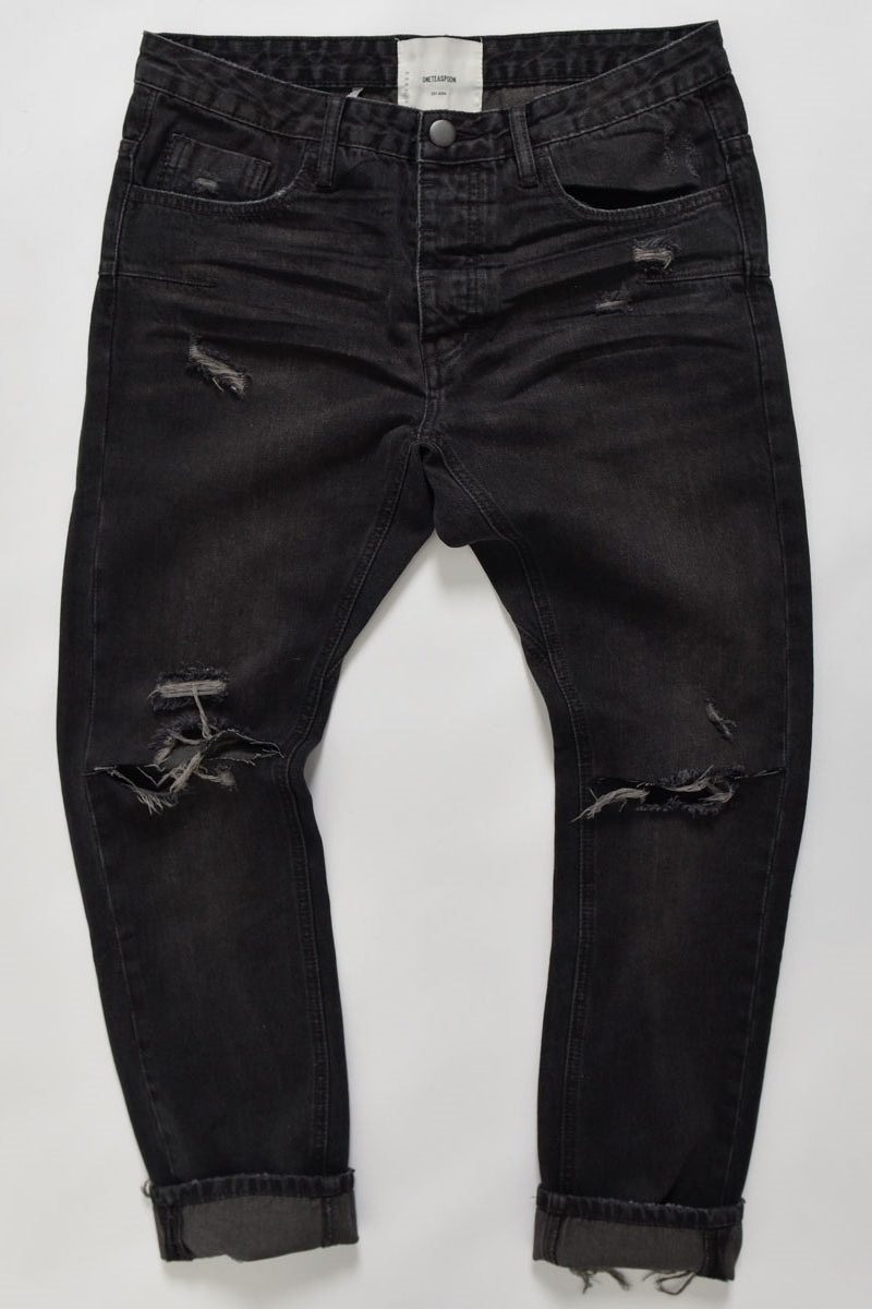 OneTeaspoon MENS BLACK METAL MR WHITES JEANS, MENS DENIM, OneTeaspoon, Elwood 101