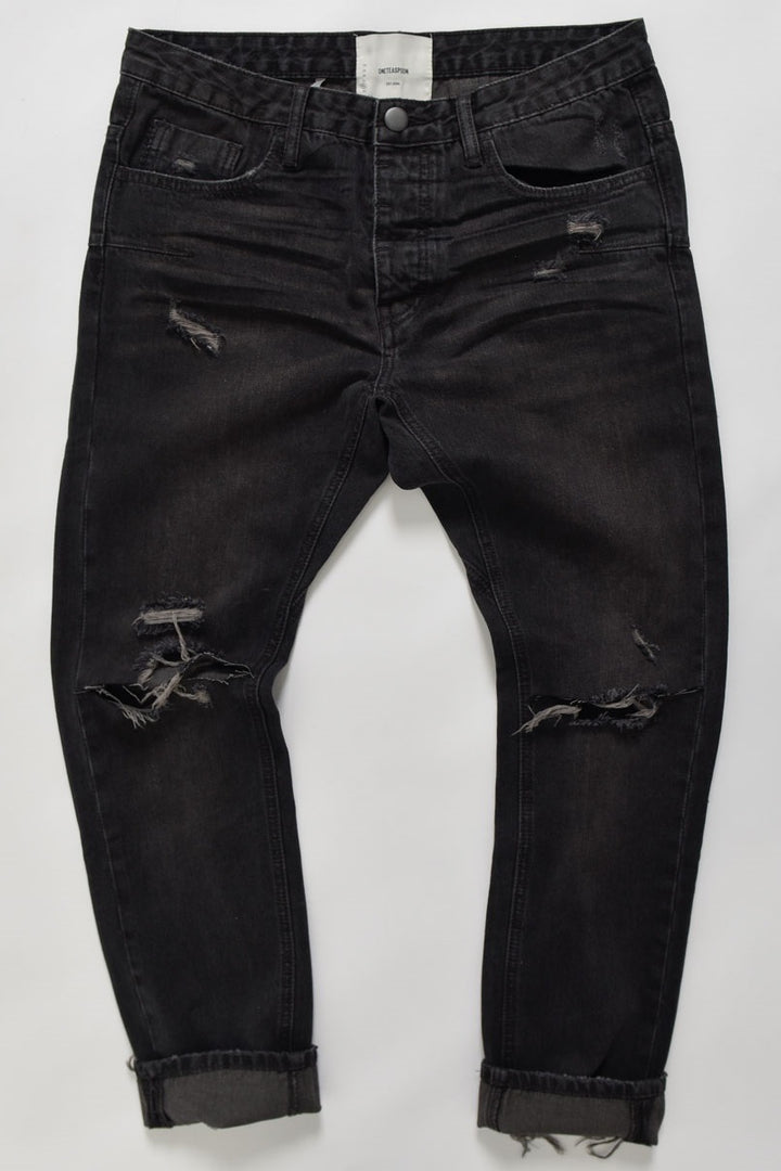 OneTeaspoon MENS BLACK METAL MR WHITES JEANS, MENS DENIM, OneTeaspoon, Elwood 101