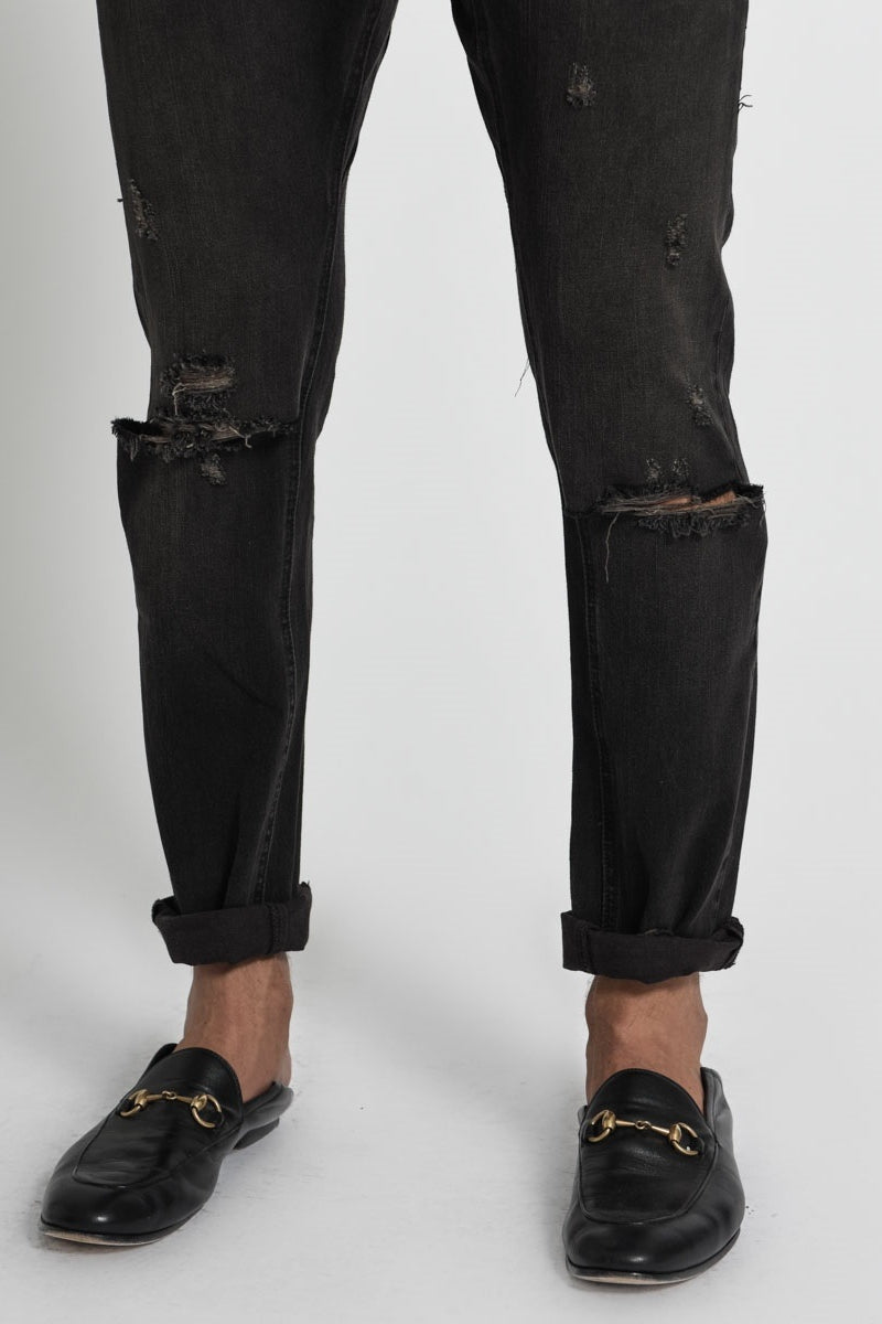 OneTeaspoon MENS BLACK METAL MR WHITES JEANS, MENS DENIM, OneTeaspoon, Elwood 101