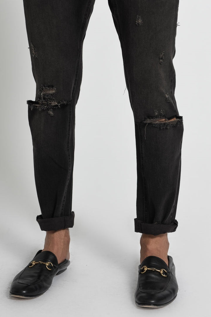 OneTeaspoon MENS BLACK METAL MR WHITES JEANS, MENS DENIM, OneTeaspoon, Elwood 101